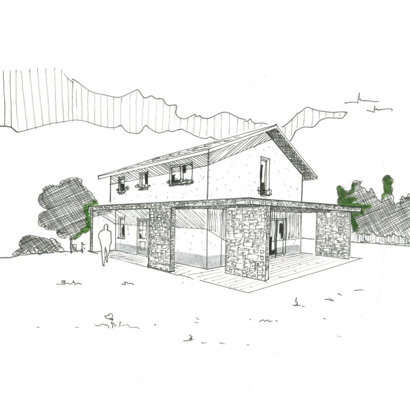 Casa Amatrice // 2 piani